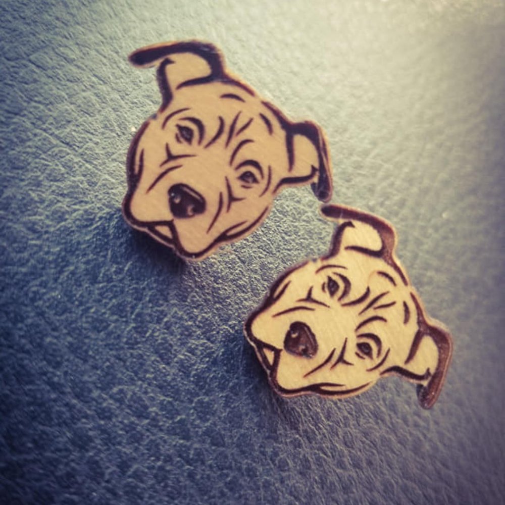 Pitbull Earrings